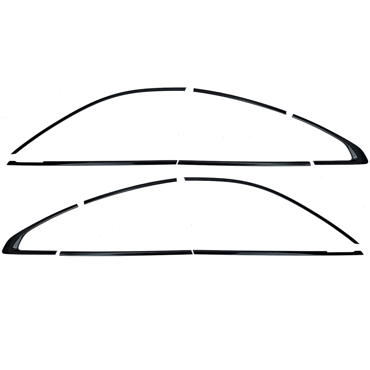 Set Profili Decorativi Neri Lucidi per BMW Serie 2 F44 Gran Coupe
