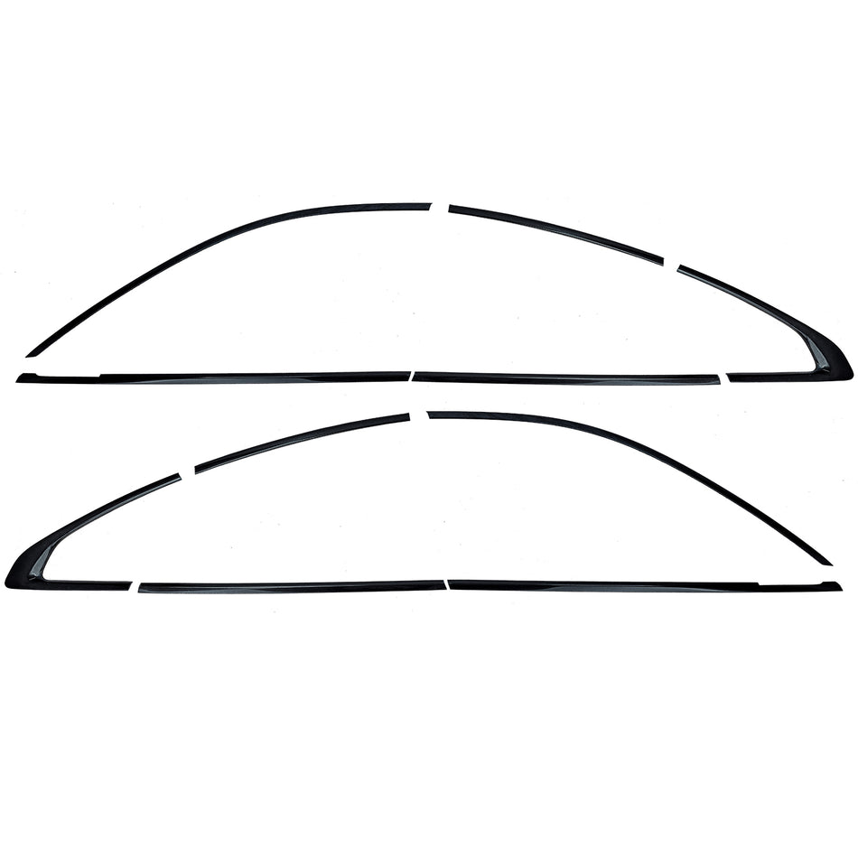 Set Profili Decorativi Neri Lucidi per BMW Serie 2 F44 Gran Coupe