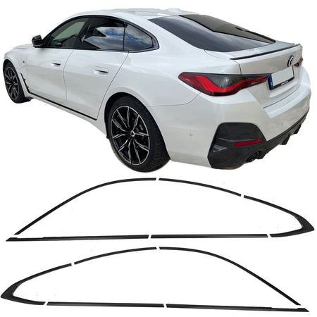 Set Profili Decorativi Neri Lucidi per BMW Serie 4 G26 Gran Coupe
