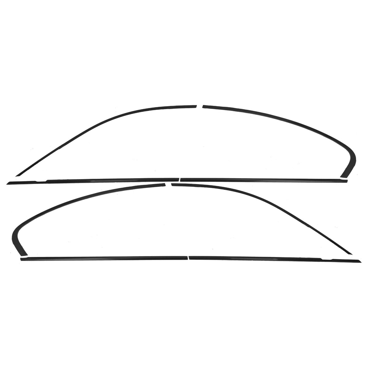 Modanature Set Shadow Line Nero per BMW Serie 5 G30 Berlina 2016-2023