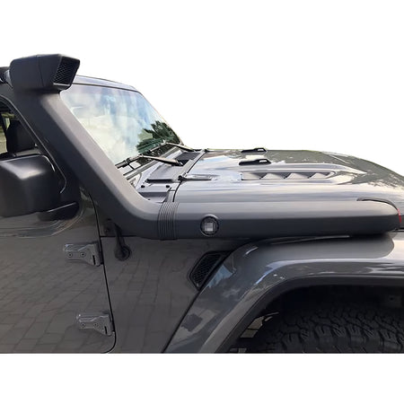 Snorkel Kit Lungo per Jeep Wrangler JL (2018 in Poi) - Colore Nero, Offroad