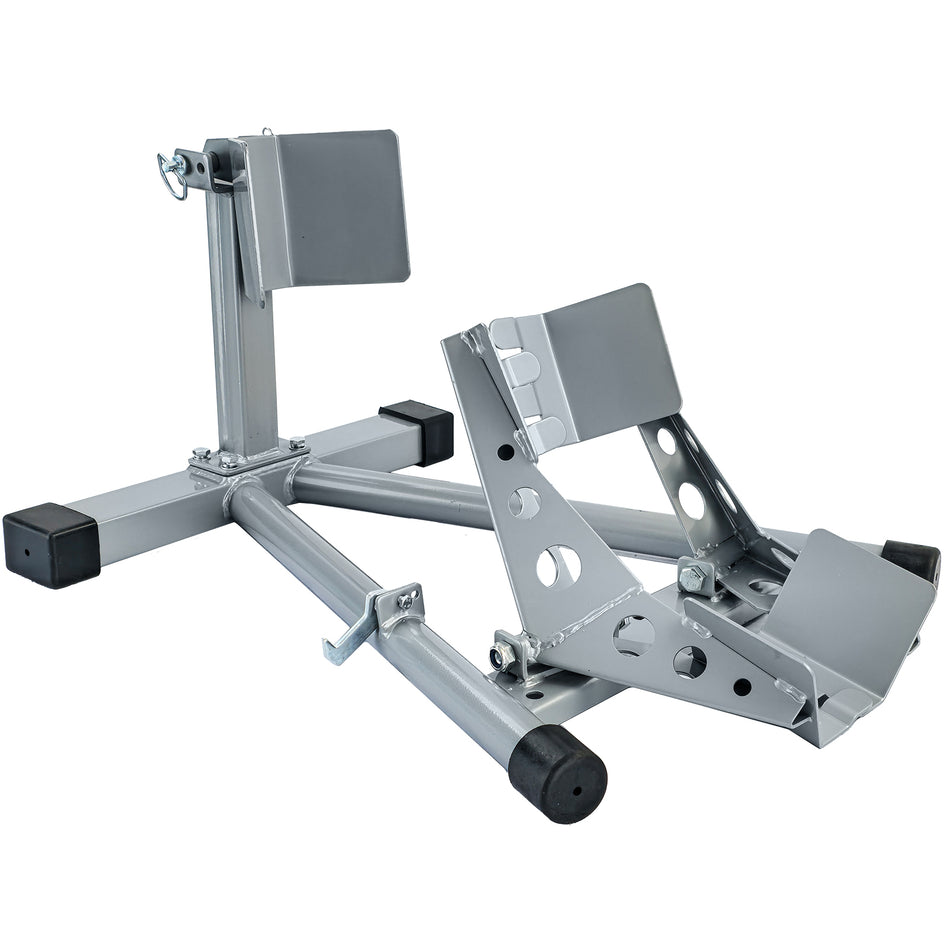 Cavalletto Moto con Wippe Regolabile Fino a 680kg Universale per Motociclette