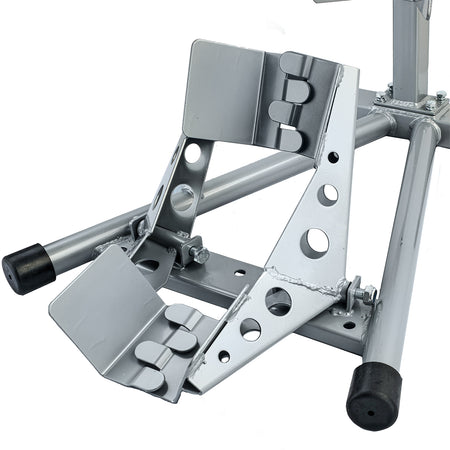 Cavalletto Moto con Wippe Regolabile Fino a 680kg Universale per Motociclette
