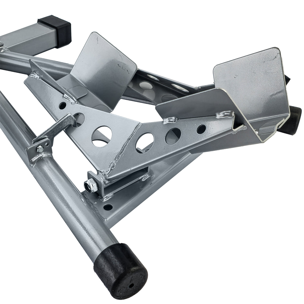 Cavalletto Moto con Wippe Regolabile Fino a 680kg Universale per Motociclette