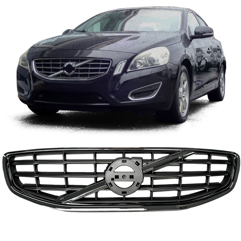 Griglia Anteriore per Volvo S60 V60 2011-2014, OEM, Senza Logo