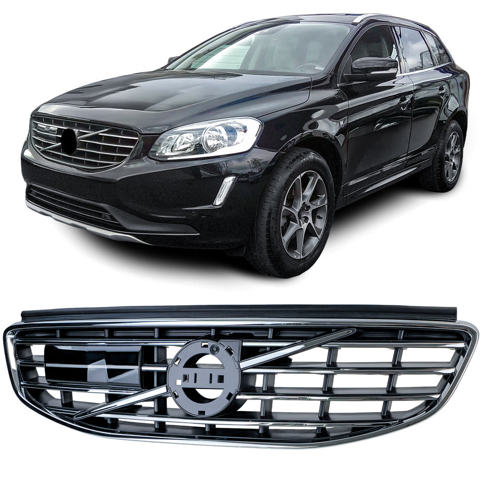 Griglia Nera Cromo per Volvo XC60 I Facelift (2013-2017) Sostituzione Originale