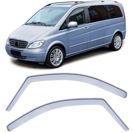 Deflettori Aria Trasparente per Mercedes Vito Viano W639 03-13