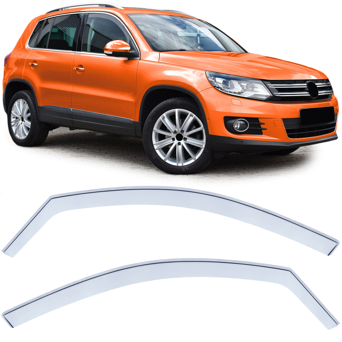 Deflettori Aria per Volkswagen Tiguan 5N (2007-2015) Trasparente