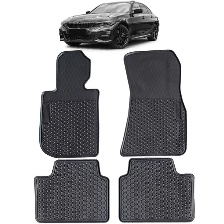Set Tappetini in Gomma Neri Premium per BMW Serie 3 G20 (dal 18)