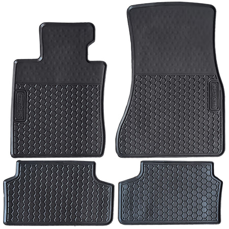 Set Tappetini in Gomma Neri Premium per BMW Serie 5 G30 G31 Dal 17