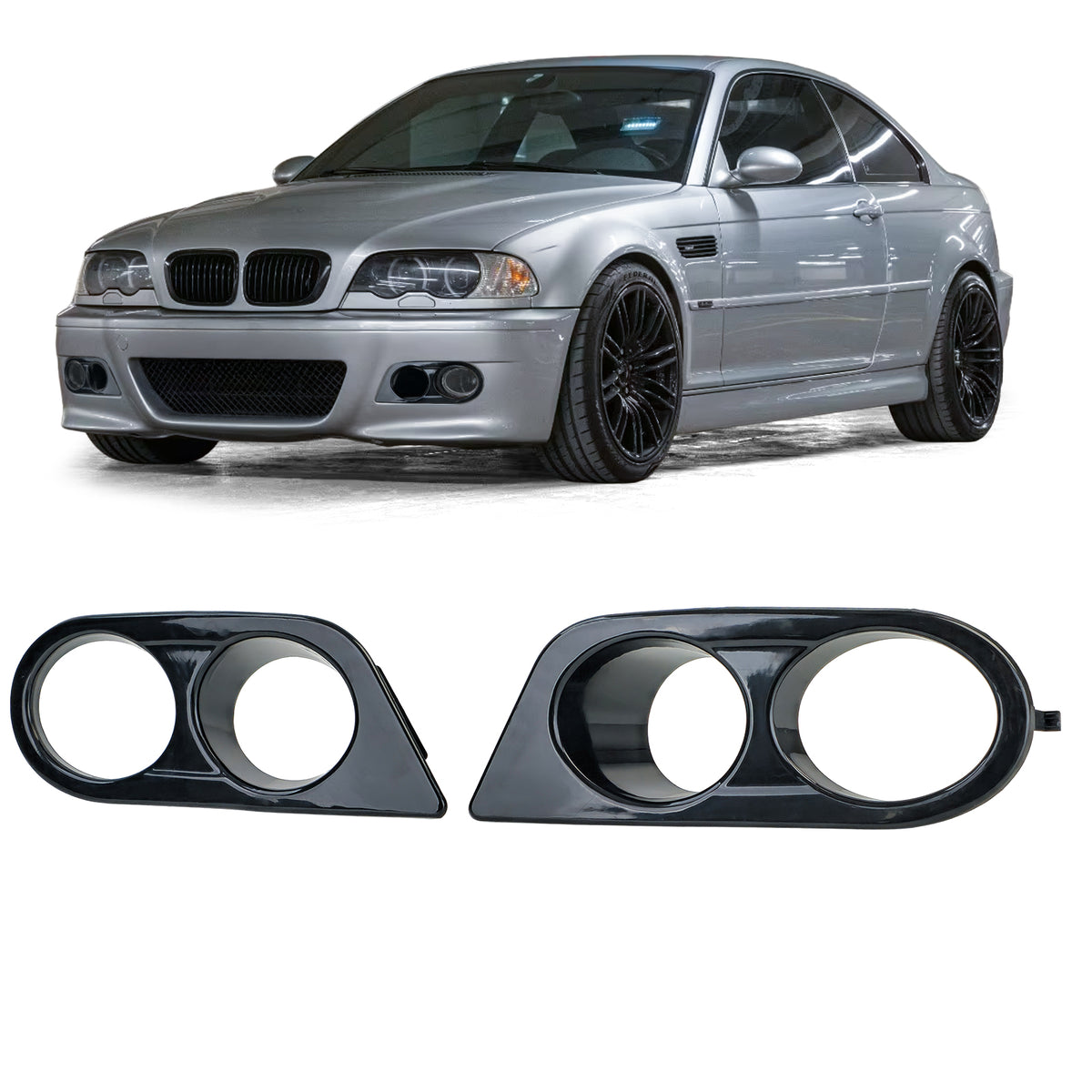 Fendinebbia Neri Lucidi per BMW Serie 3 E46 1998-2007