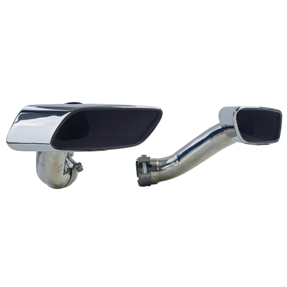 Aspiratori Terminali di Scarico M50 Look in Acciaio per BMW X6 E71 2008-2014