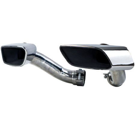 Aspiratori Terminali di Scarico M50 Look in Acciaio per BMW X6 E71 2008-2014