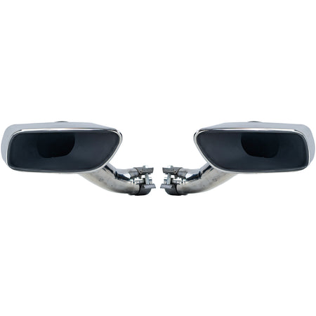 Aspiratori Terminali di Scarico M50 Look in Acciaio per BMW X6 E71 2008-2014