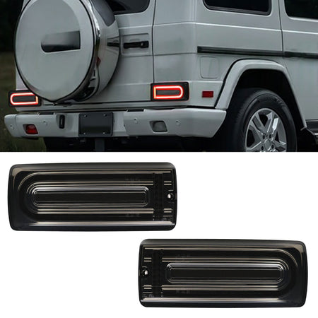 Fanali Posteriori LED Neri Fumé per Mercedes G Modell W463 (2000-2018)