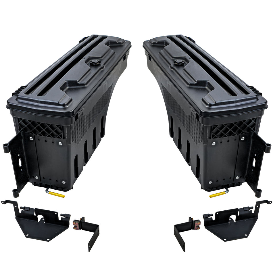 Scatole di Stoccaggio ABS Chiudibili per Ford Ranger T6 T7 T8 2012-2023, 2 Pezzi