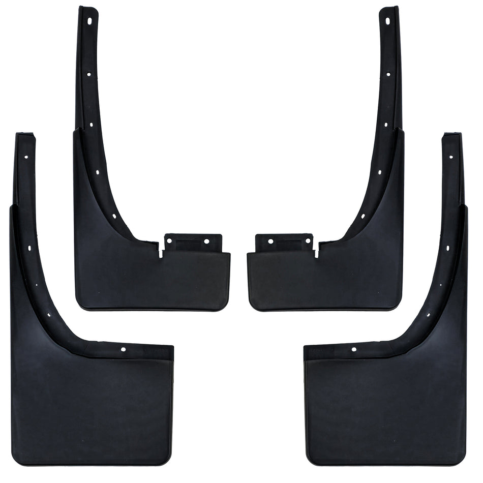 Paraspruzzi Set Anteriore e Posteriore Nero per Ford Ranger T6 T7 T8 2012-2022