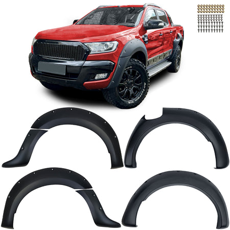 Allargamento Passaruota Set BIG per Ford Ranger T7 (2015-2019) 6 Pezzi