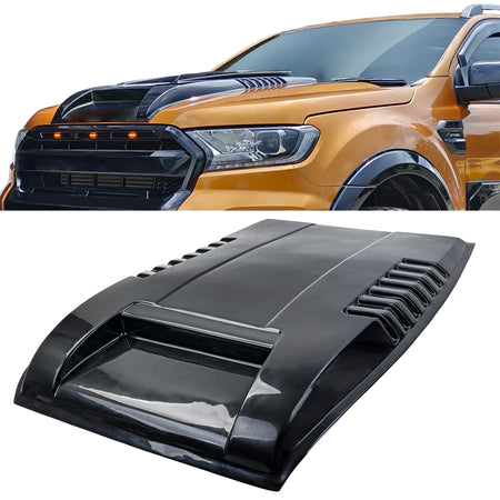 Cofano Presa d'Aria Tenzo-R Tipo A per Ford Ranger T7 T8 (2015-2022) Nero Opaco