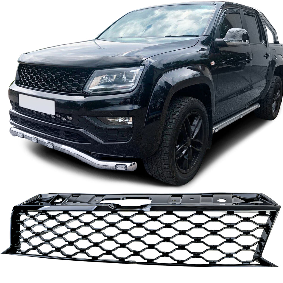 Griglia Performance Nera Senza Emblema per Volkswagen Amarok I 2010-2022