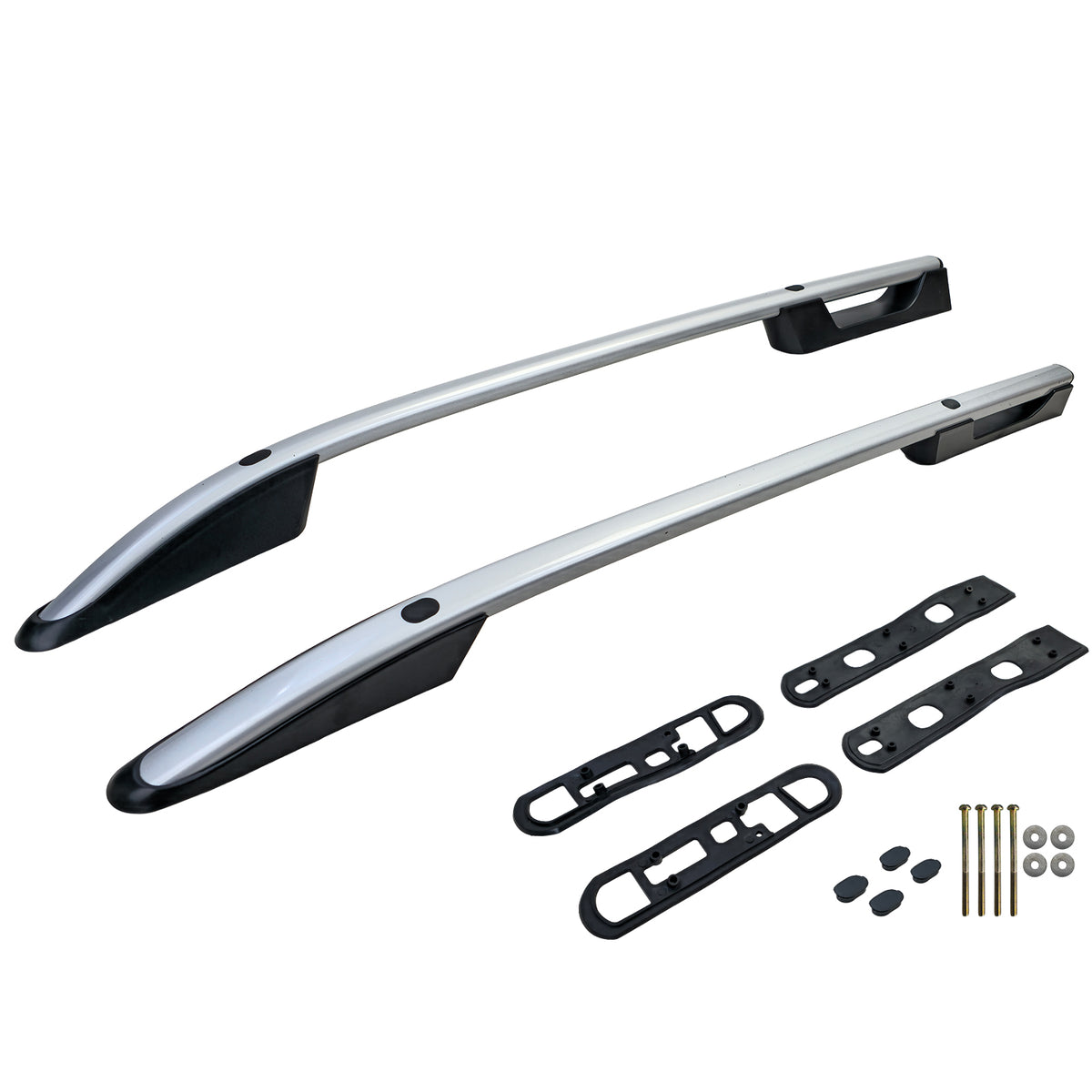Barre Longitudinali in Alluminio Argento per Volkswagen Amarok I 2010-2022