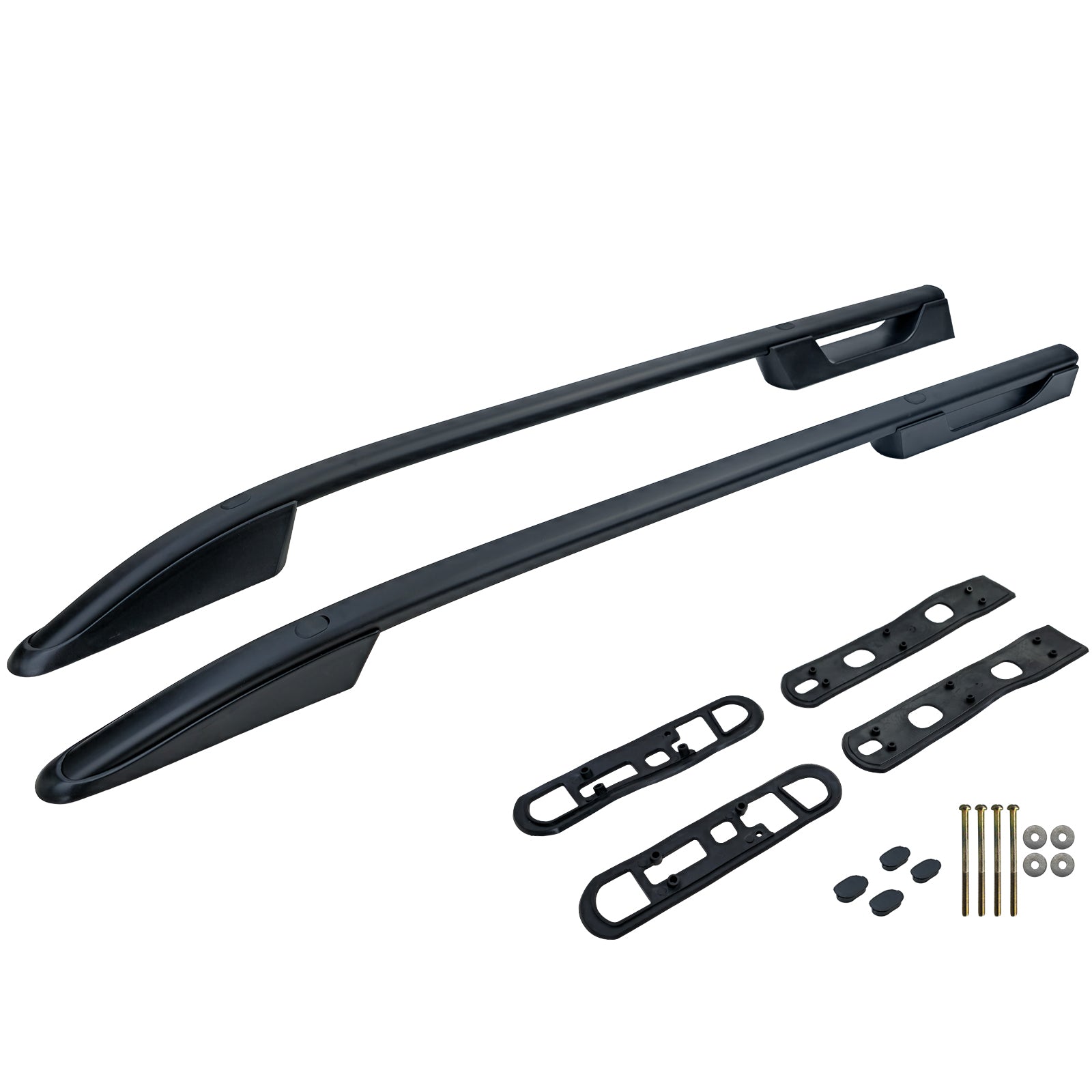 Barre Longitudinali in Alluminio Nere per Volkswagen Amarok I 2010-2022