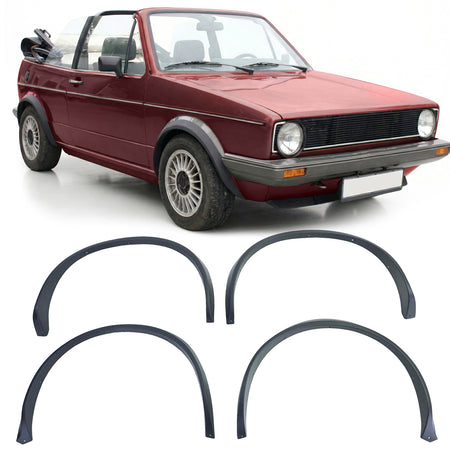 Allargamento Passaruota 4 Pezzi per Volkswagen Golf 1 + Cabrio Jetta 1