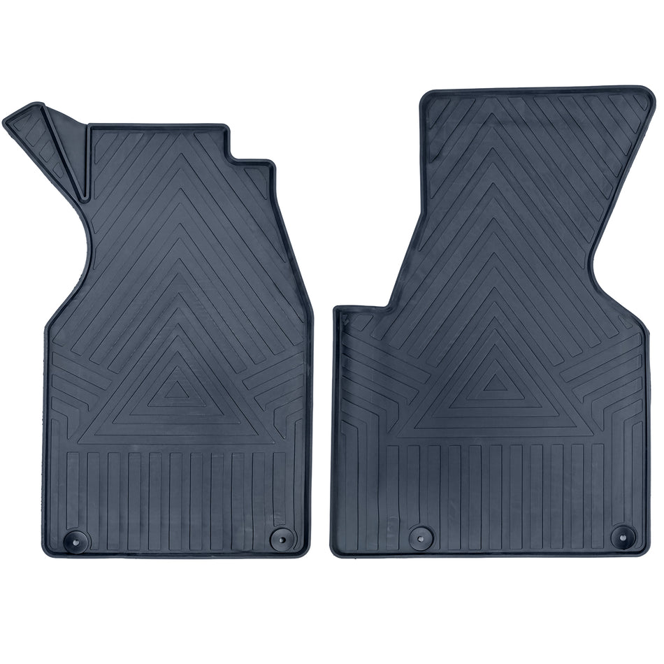 Tappetini in Gomma Neri per Volkswagen T4 Bus Transporter Caravelle 1990-2003