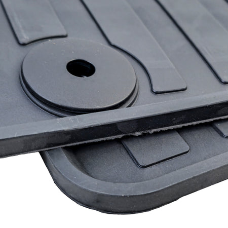 Tappetini in Gomma Neri per Volkswagen T4 Bus Transporter Caravelle 1990-2003