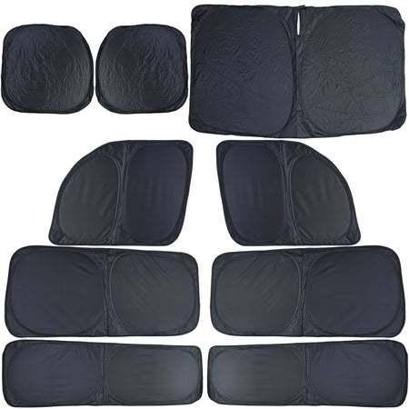 Parasole 9 Pezzi per Ford Transit Custom 2018-2023, Protezione Sole e Calore