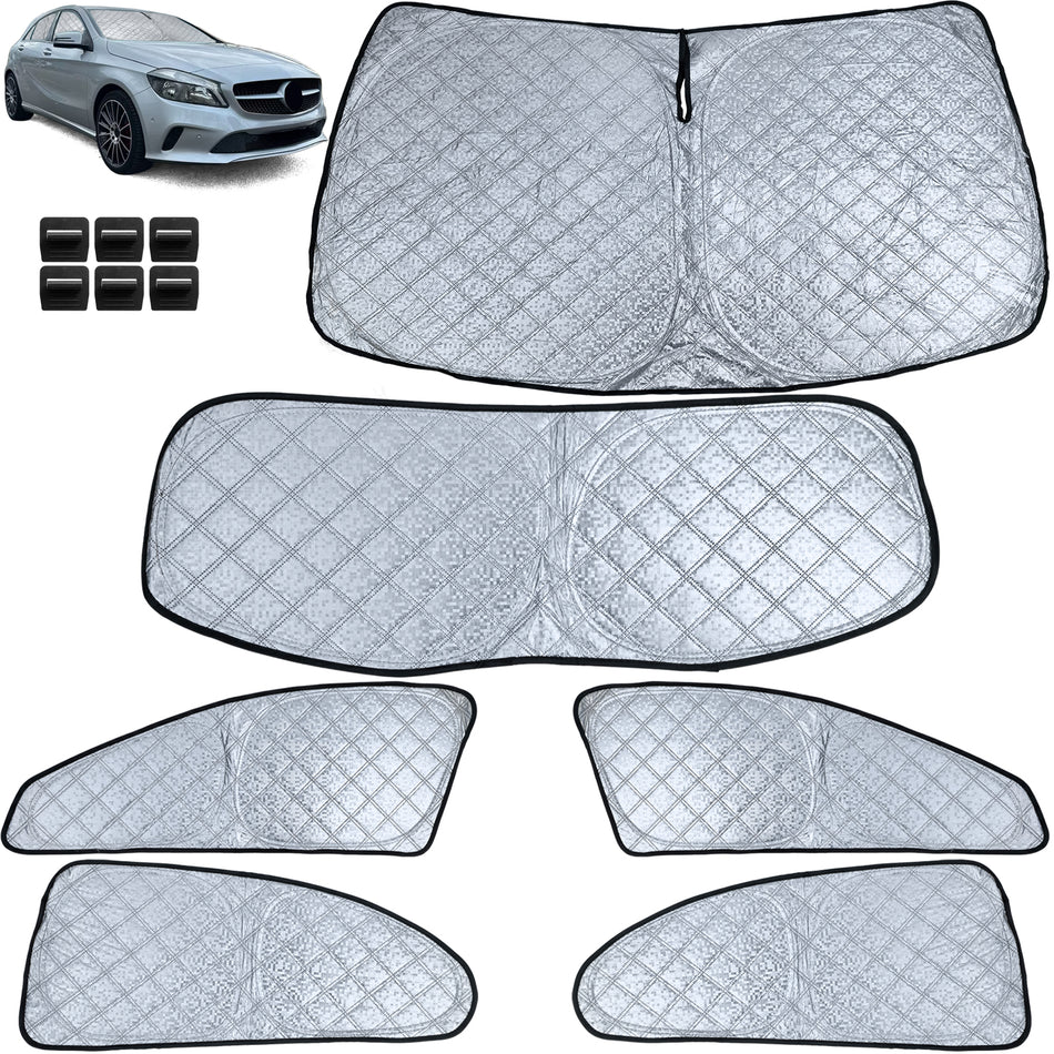 Parasole 6 Pezzi per Mercedes Classe A W176 2012-2018, Protezione Solare