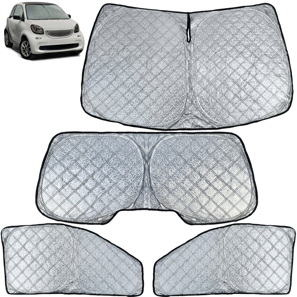 Parasole 4 Pezzi per Smart ForTwo 453 (2014-2024) con Finitura Termica