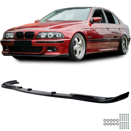 Spoiler Anteriore Nero Lucido per BMW Serie 5 E39 Berlina e Touring 1995-2000