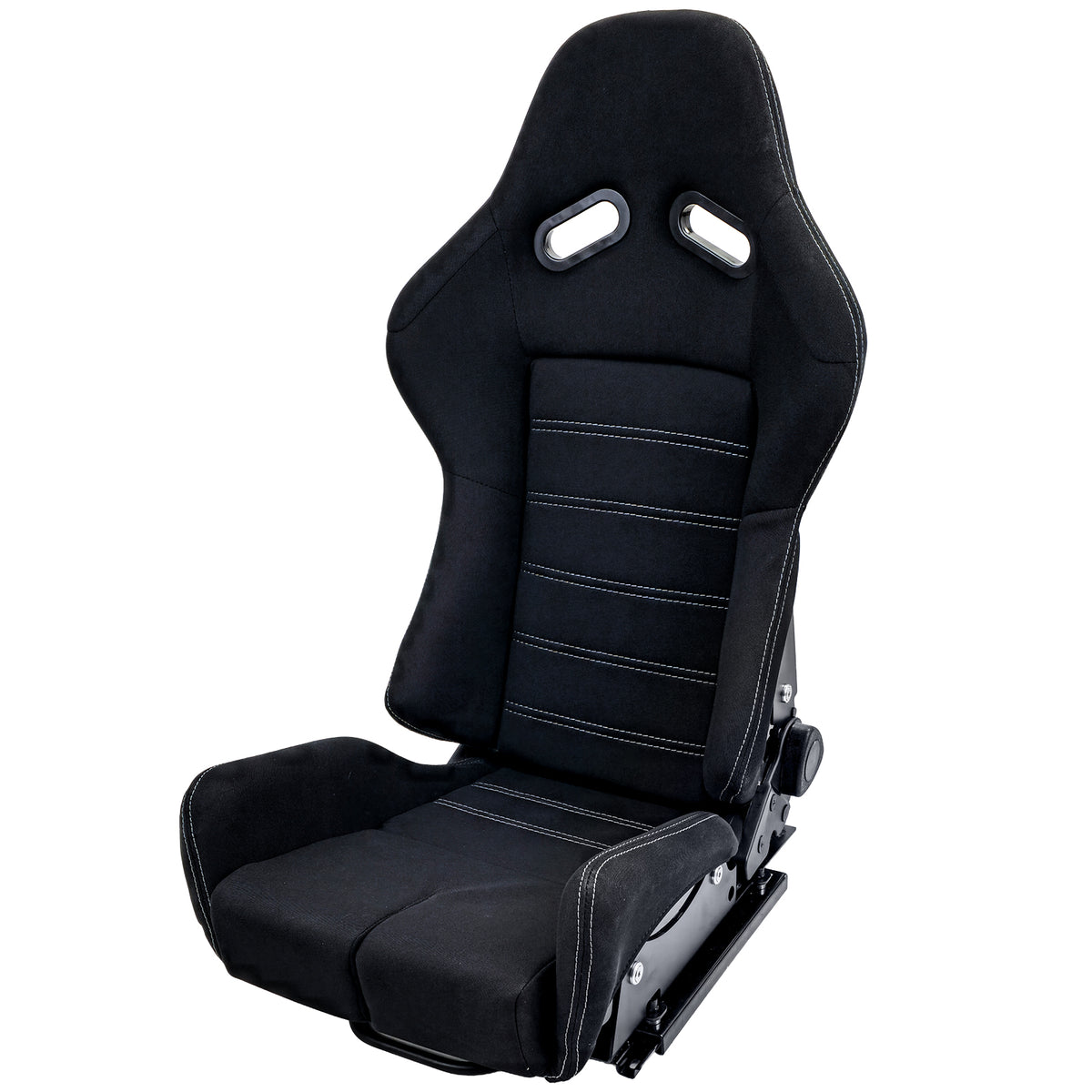 Sedile Sportivo Hardcover Nero con Grauen Nähten per SimRig Universale