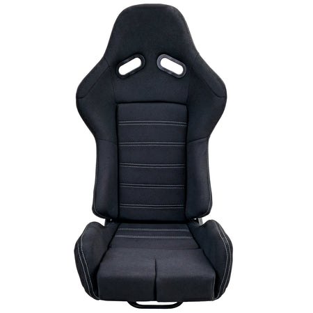Sedile Sportivo Hardcover Nero con Grauen Nähten per SimRig Universale
