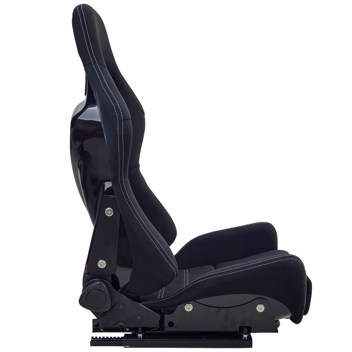 Sedile Sportivo Hardcover Nero con Grauen Nähten per SimRig Universale
