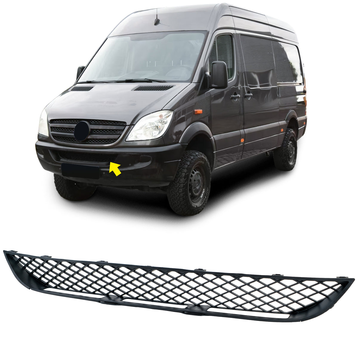 Griglia Centrale Paraurti per Mercedes Sprinter W906 (2006-2013)