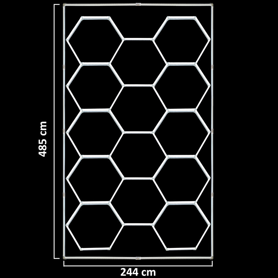 Premium LED Hexagon Illuminazione in Alluminio 4,85 X 2,44 M Universale