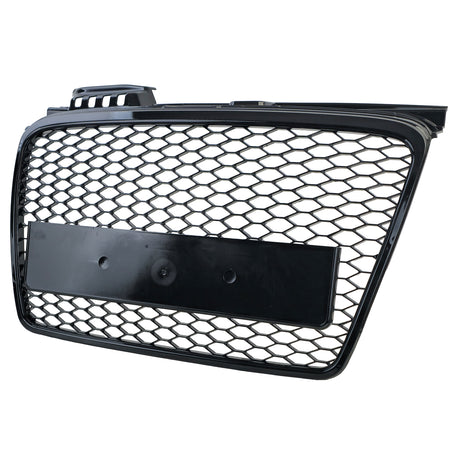 Griglia Anteriore Sportiva Nera Lucida Senza Emblema per Audi A4 B7 8E 2004-2008
