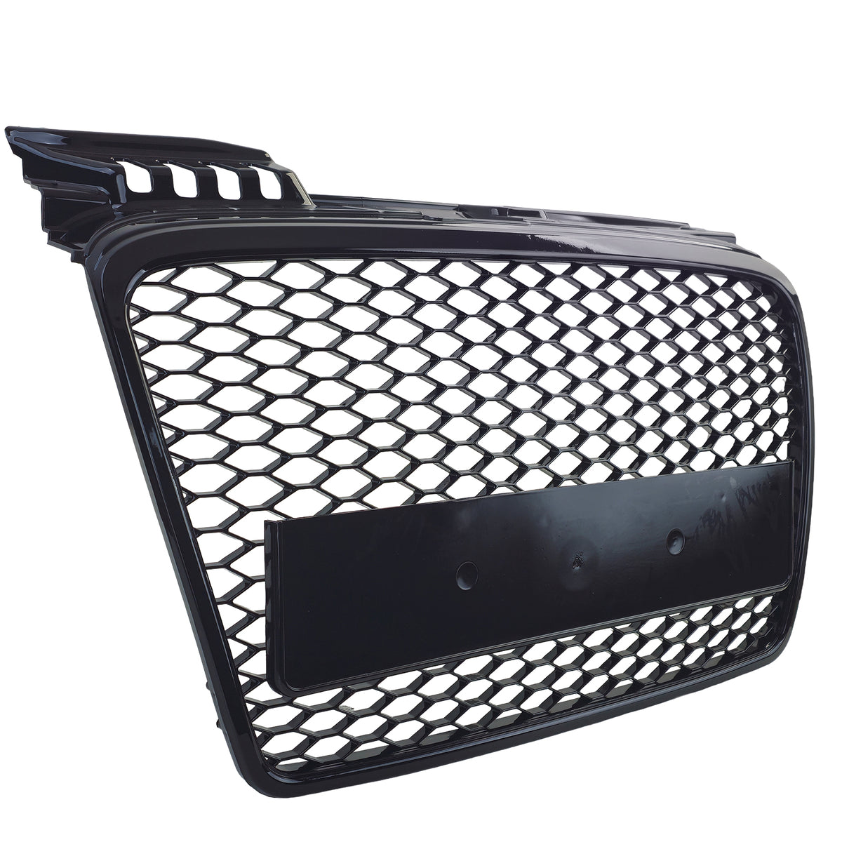 Griglia Anteriore Sportiva Nera Lucida Senza Emblema per Audi A4 B7 8E 2004-2008