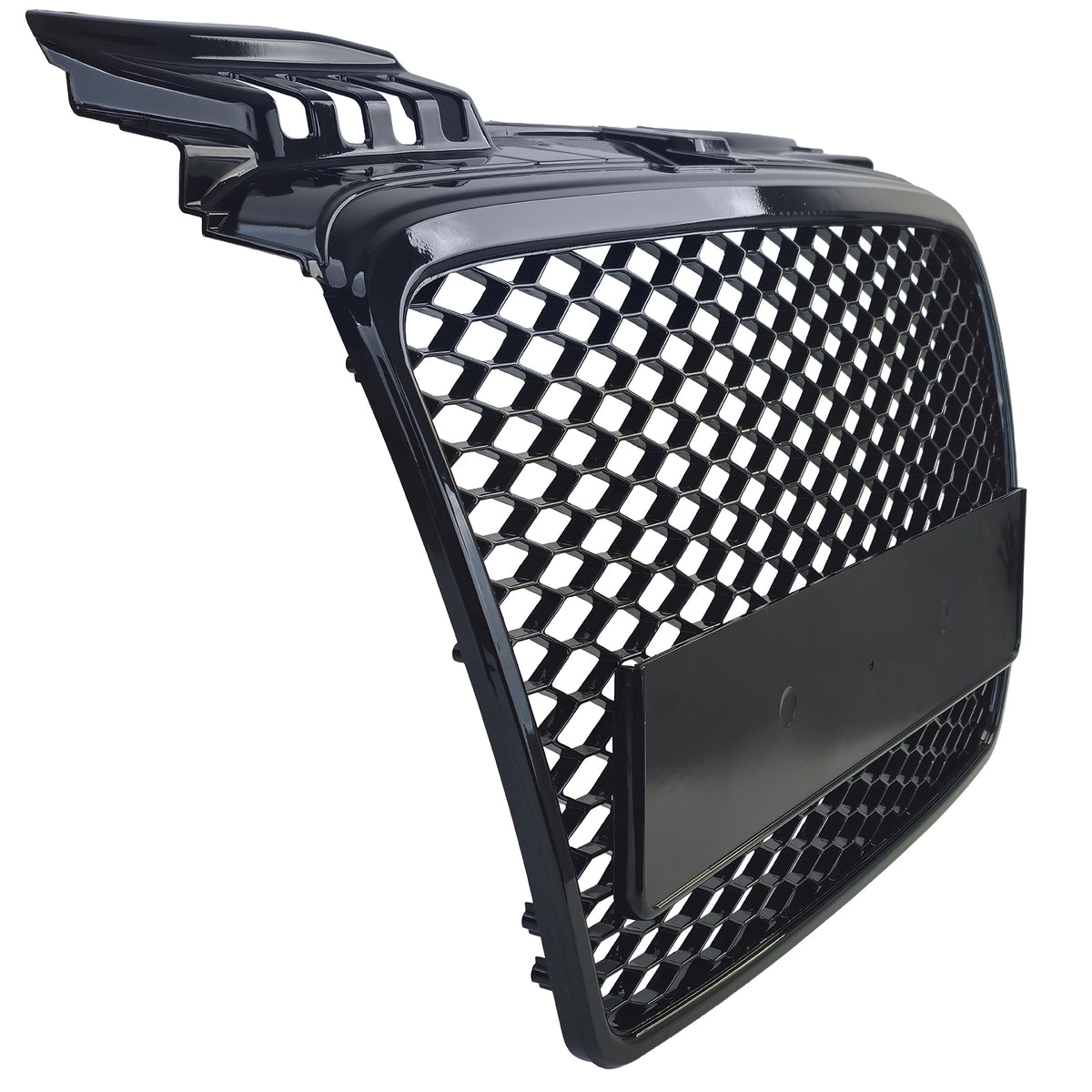 Griglia Anteriore Sportiva Nera Lucida Senza Emblema per Audi A4 B7 8E 2004-2008