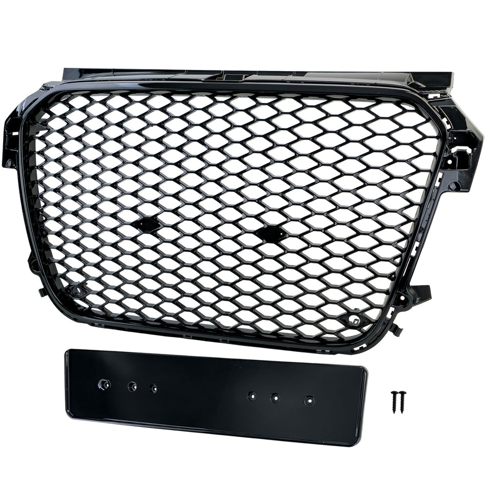 Griglia Sportiva Nera Lucida per Audi A1 8X Pre-restyling 2010-2014