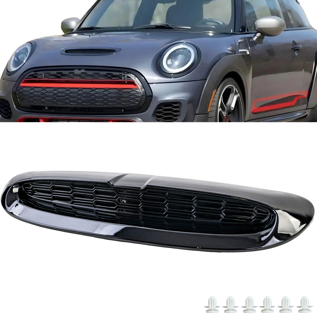 Presa d'Aria in Nero Lucido per Mini Cooper S SD F54 F55 F56 F57 (2014-2021)