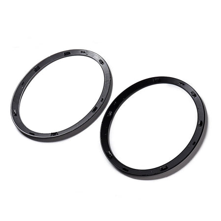 Fari Ringi Neri Lucidi per Mini Cooper F55 F56 F57 2014-2018 - 2 Pezzi