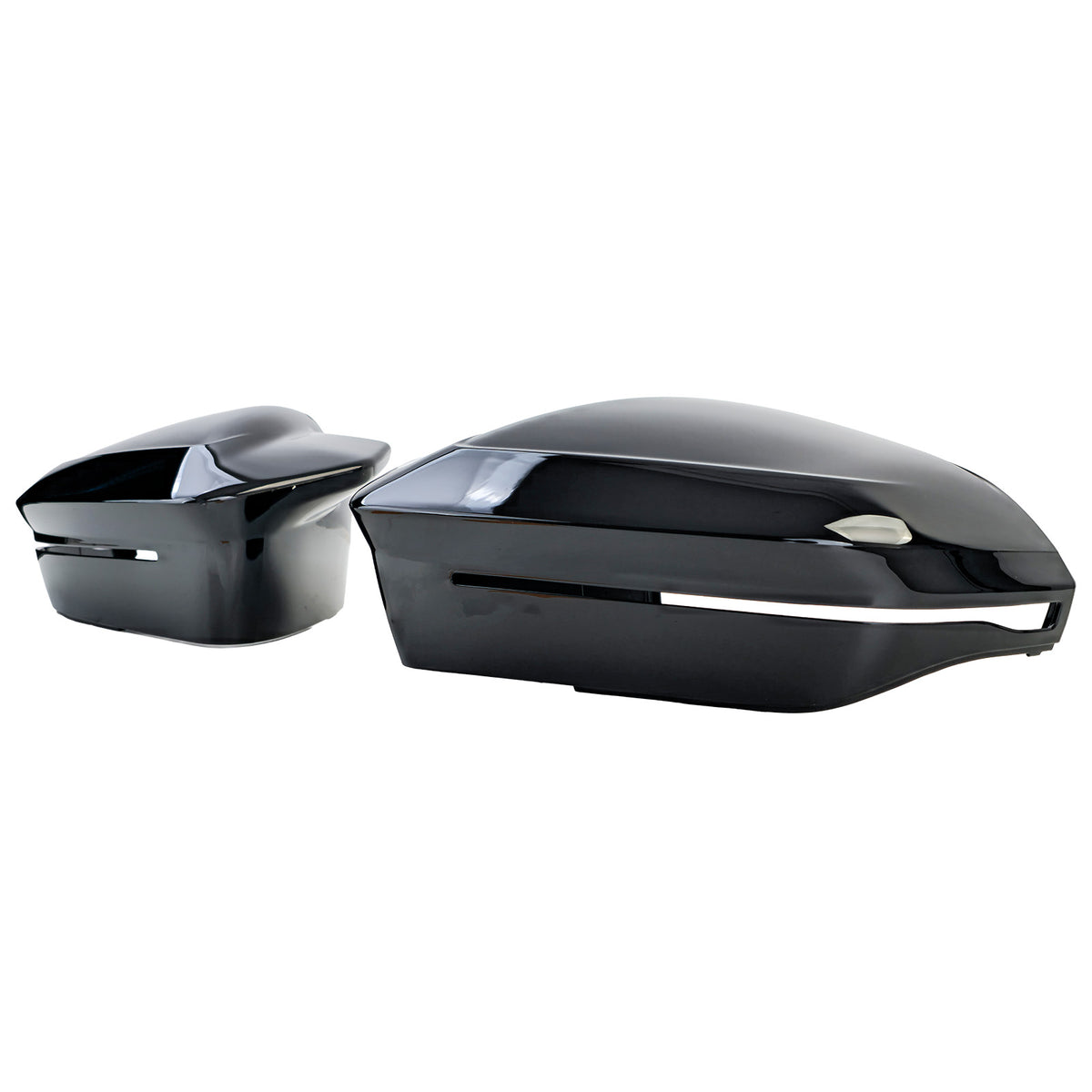 Copertura Specchietti Set Sportivo Nero Lucido per BMW Serie 5 G60 G61 Dal 2023