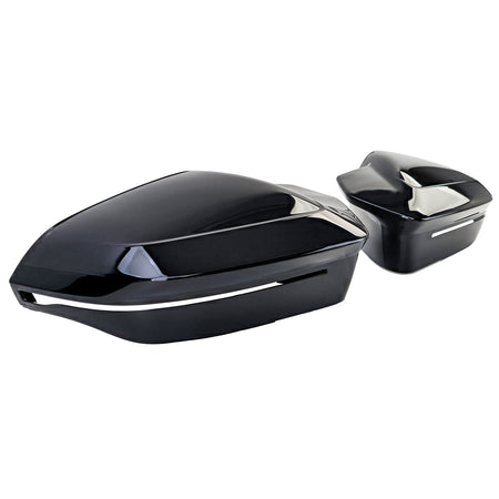 Copertura Specchietti Set Sportivo Nero Lucido per BMW Serie 5 G60 G61 Dal 2023