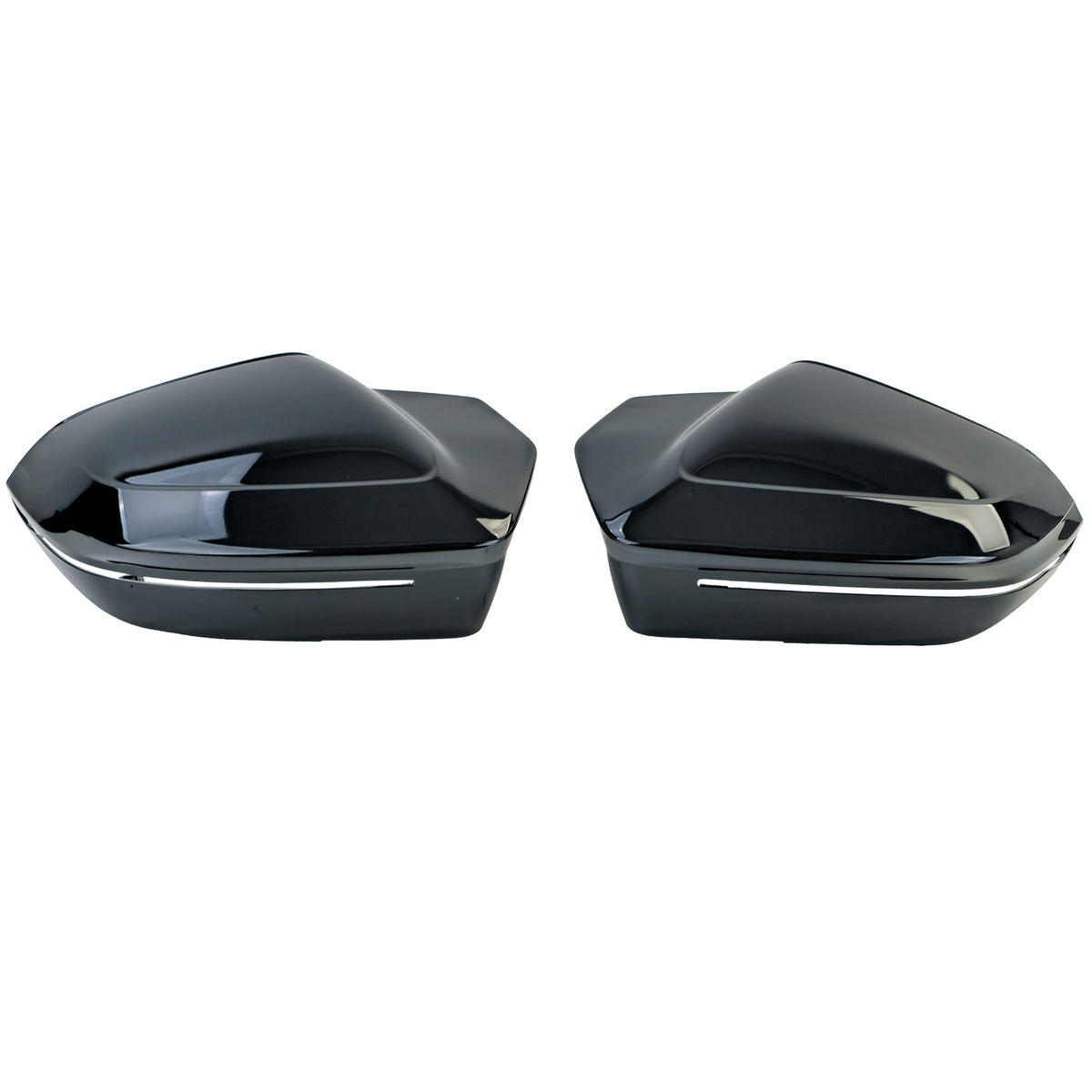 Copertura Specchietti Set Sportivo Nero Lucido per BMW Serie 5 G60 G61 Dal 2023