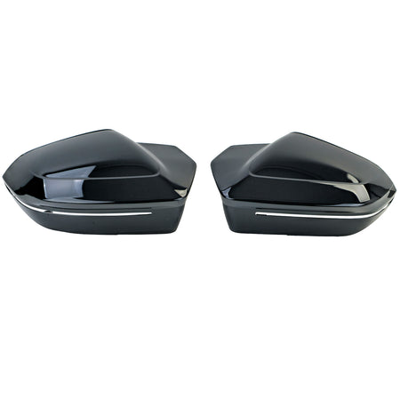 Copertura Specchietti Set Sportivo Nero Lucido per BMW Serie 5 G60 G61 Dal 2023