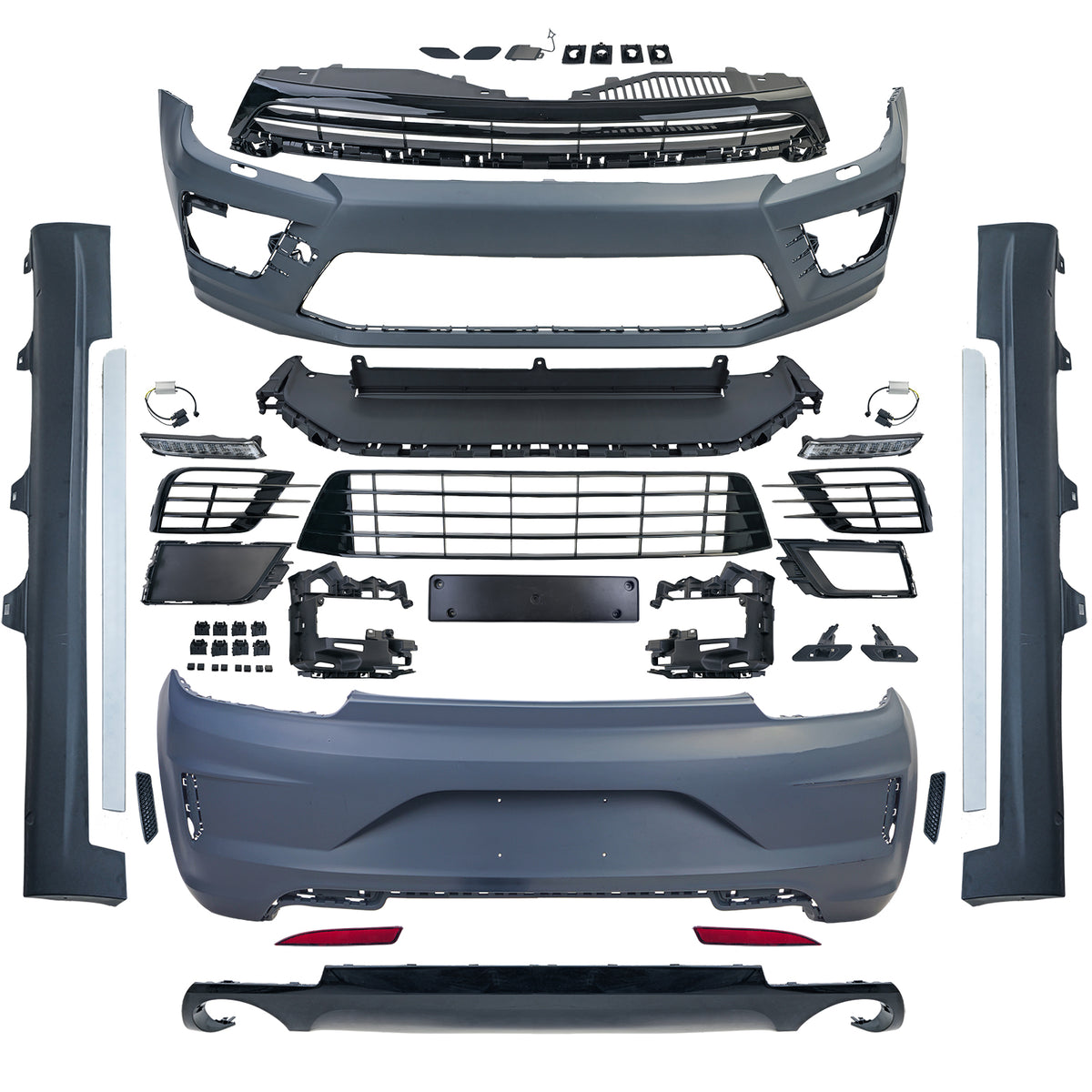 Minigonne R-Look per Volkswagen Scirocco III (2014-2017)