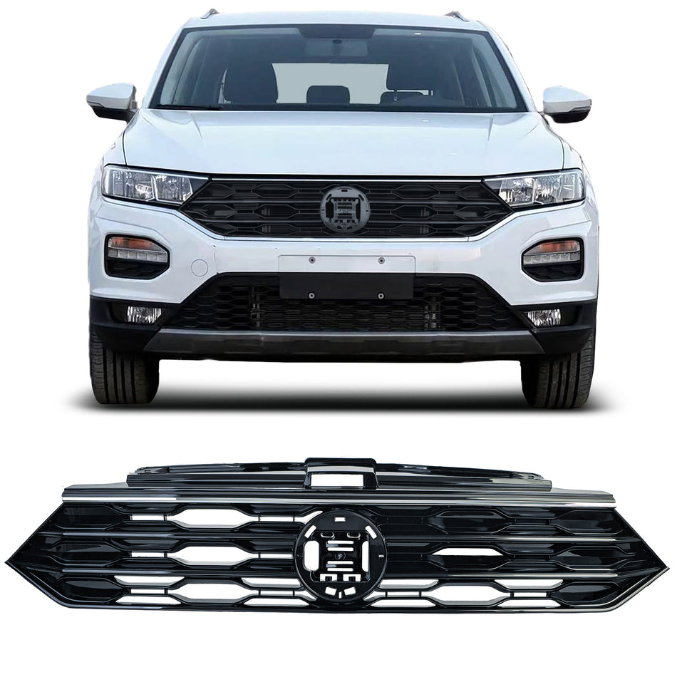 Griglia Sportiva Nera Lucida per Volkswagen T-Roc 2017-2021